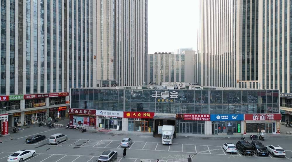 齐盛广场 颖秀路 商业街店铺 天府砂锅 纯一层387m² 1600万 带91万租金